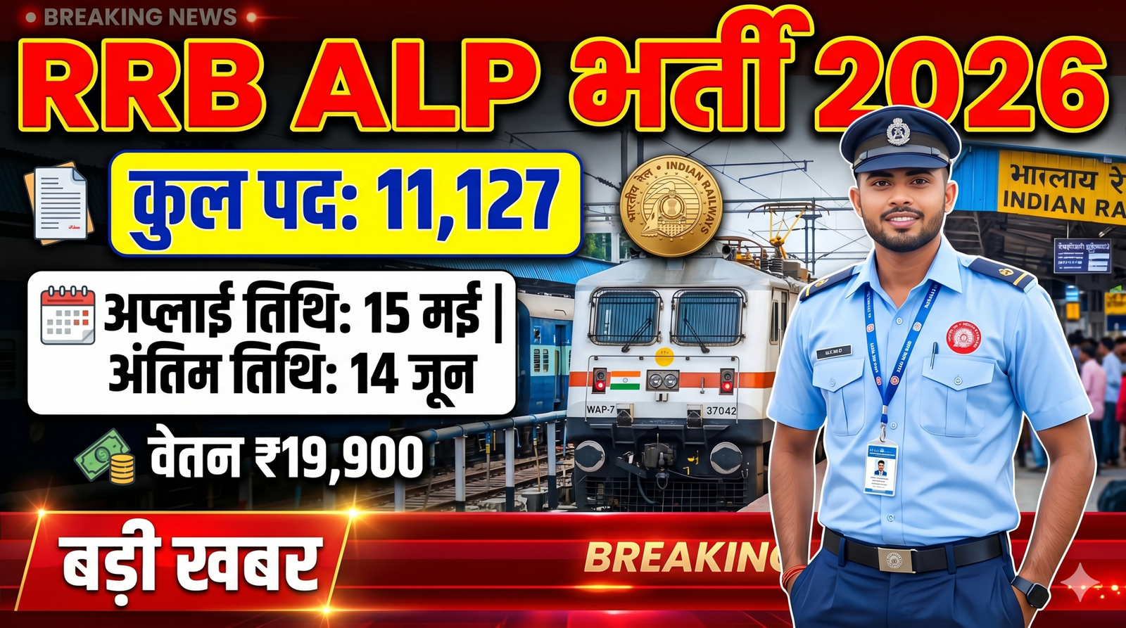RRB ALP Vacancy 2026 Apply Online
