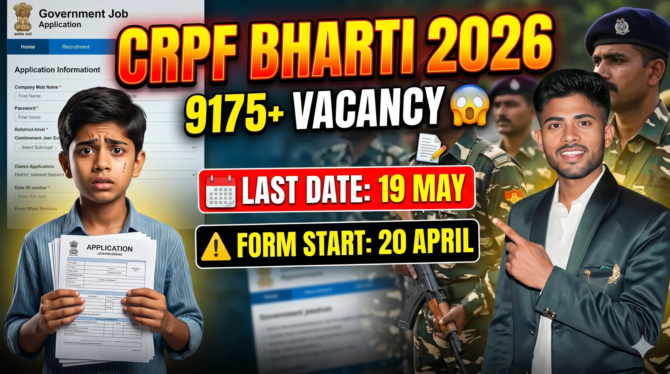 CRPF Constable Recruitment 2026 Apply Kaise Kare