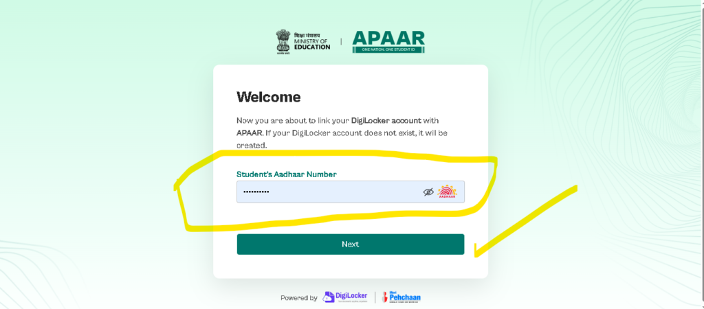 Apaar ID Card Apply Online