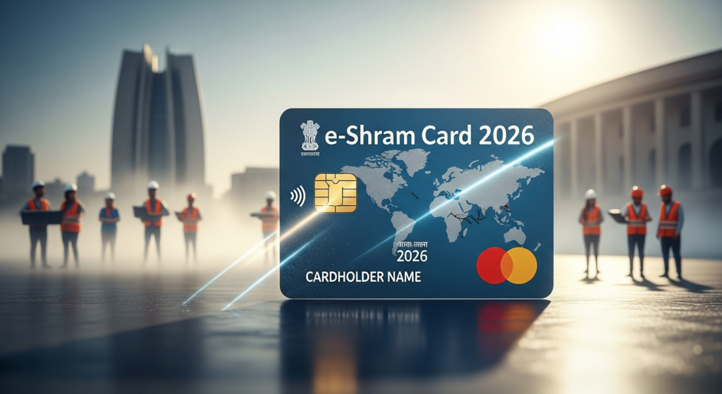 e-Shram Card 2026: मजदूरी का लाइसेंस पकड़ लो 1 e-Shram Card 2026
