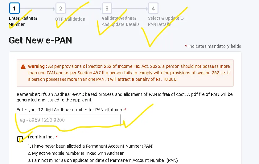 Instant PAN Card Apply Kaise Kare Online – मोबाइल से 5 मिनट में पैन कार्ड बनाएं 3 Instant PAN Card Apply Kaise Kare Online